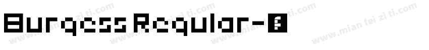 Burgess Regular字体转换